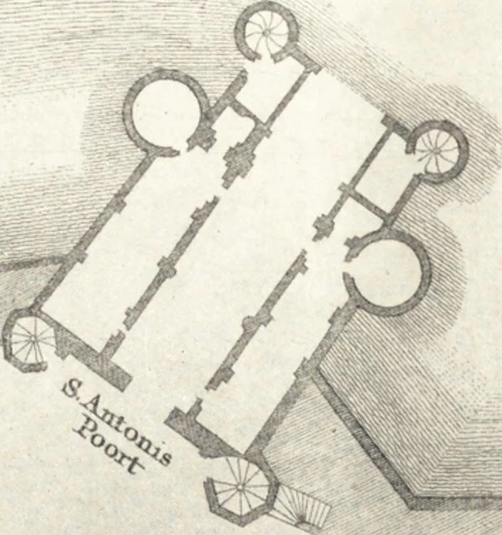 An illustration from Oud-Nederlandsche steden in haar ontstaan, groei en ontwikkeling, 1909, leaf 189