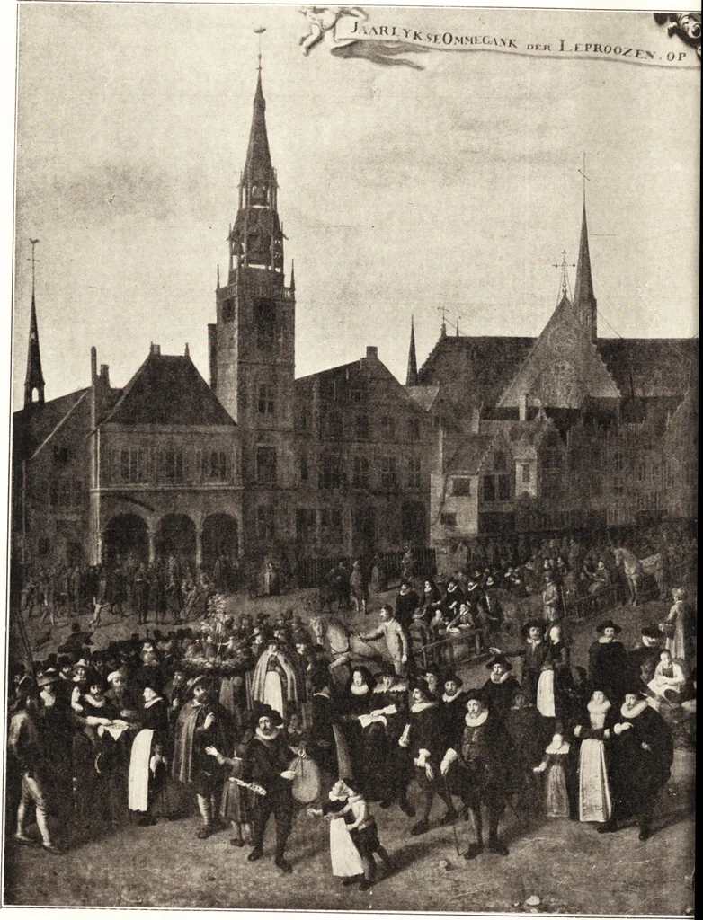 An illustration from Oud-Nederlandsche steden in haar ontstaan, groei en ontwikkeling, 1909, leaf 217