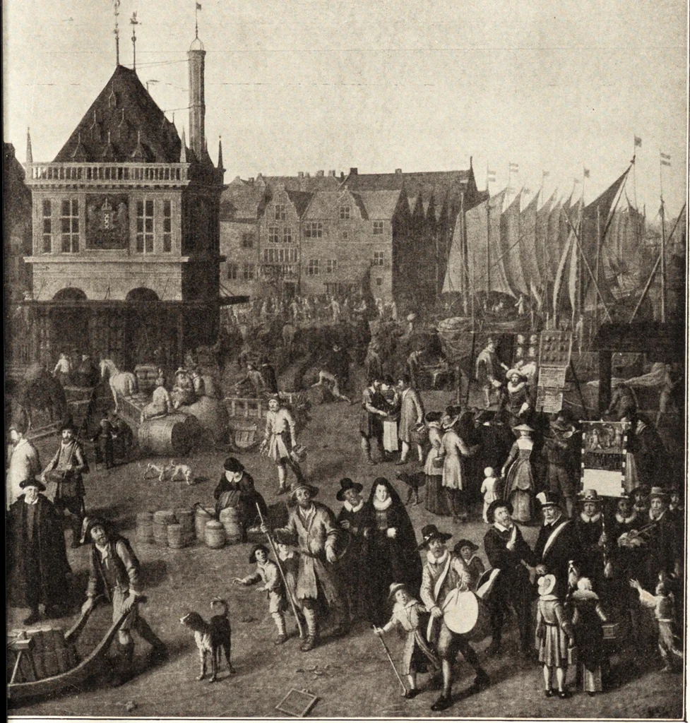 An illustration from Oud-Nederlandsche steden in haar ontstaan, groei en ontwikkeling, 1909, leaf 218