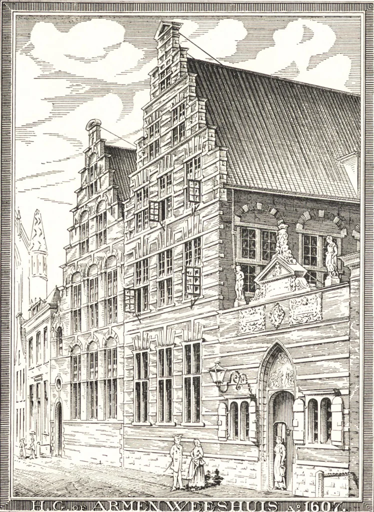 An illustration from Oud-Nederlandsche steden in haar ontstaan, groei en ontwikkeling, 1909, leaf 231