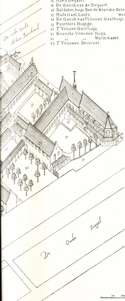 An illustration from Oud-Nederlandsche steden in haar ontstaan, groei en ontwikkeling, 1909, leaf 238