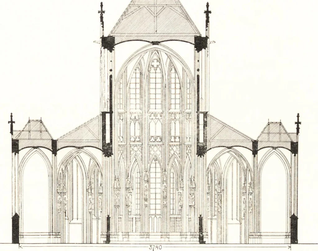 An illustration from Oud-Nederlandsche steden in haar ontstaan, groei en ontwikkeling, 1909, leaf 26