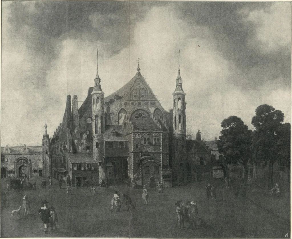 An illustration from Oud-Nederlandsche steden in haar ontstaan, groei en ontwikkeling, 1909, leaf 285