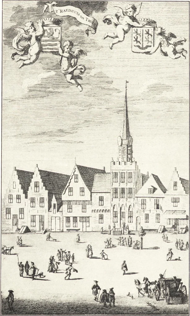 An illustration from Oud-Nederlandsche steden in haar ontstaan, groei en ontwikkeling, 1909, leaf 289