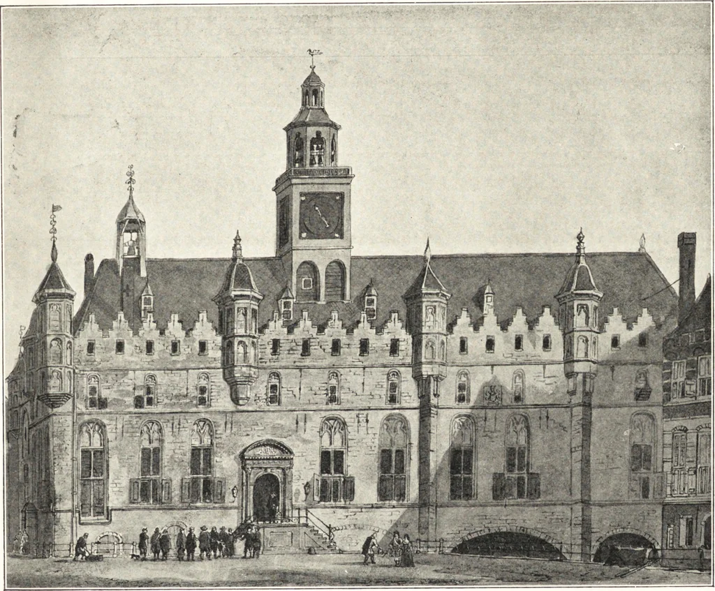 An illustration from Oud-Nederlandsche steden in haar ontstaan, groei en ontwikkeling, 1909, leaf 292