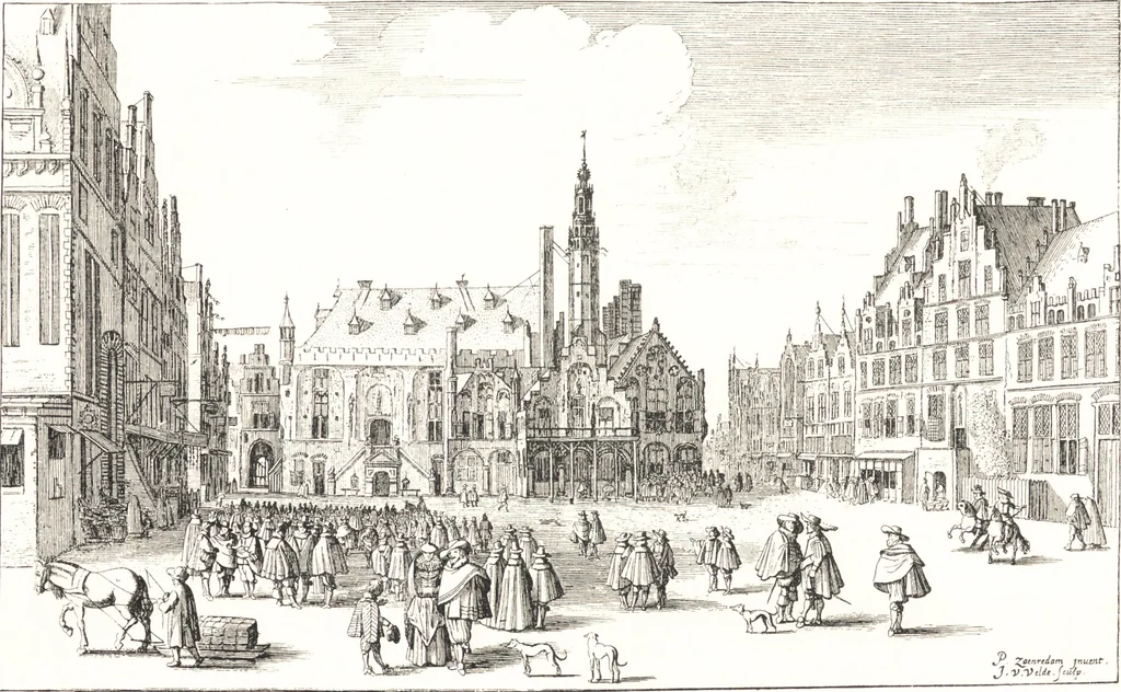 An illustration from Oud-Nederlandsche steden in haar ontstaan, groei en ontwikkeling, 1909, leaf 295