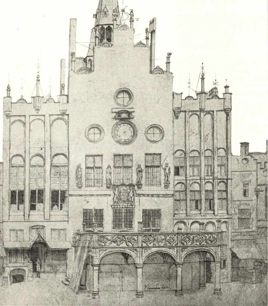 An illustration from Oud-Nederlandsche steden in haar ontstaan, groei en ontwikkeling, 1909, leaf 306