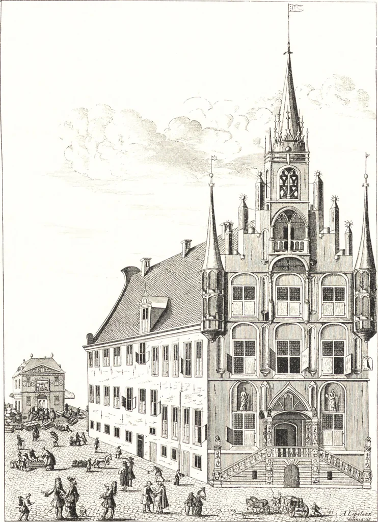 An illustration from Oud-Nederlandsche steden in haar ontstaan, groei en ontwikkeling, 1909, leaf 319
