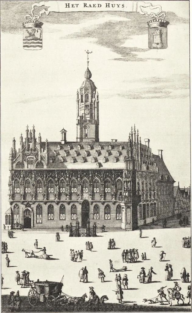 An illustration from Oud-Nederlandsche steden in haar ontstaan, groei en ontwikkeling, 1909, leaf 321