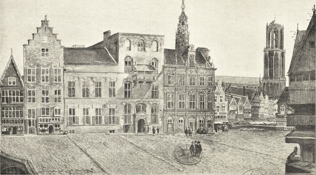 An illustration from Oud-Nederlandsche steden in haar ontstaan, groei en ontwikkeling, 1909, leaf 325