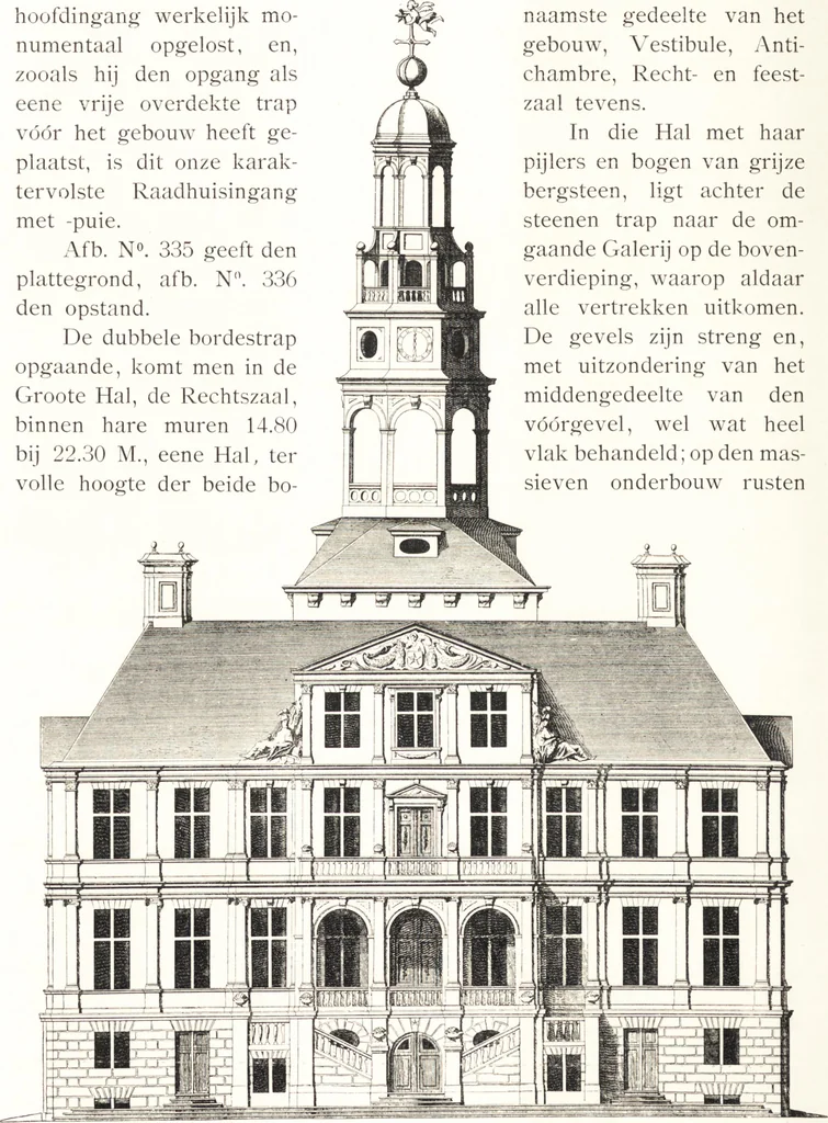 An illustration from Oud-Nederlandsche steden in haar ontstaan, groei en ontwikkeling, 1909, leaf 347