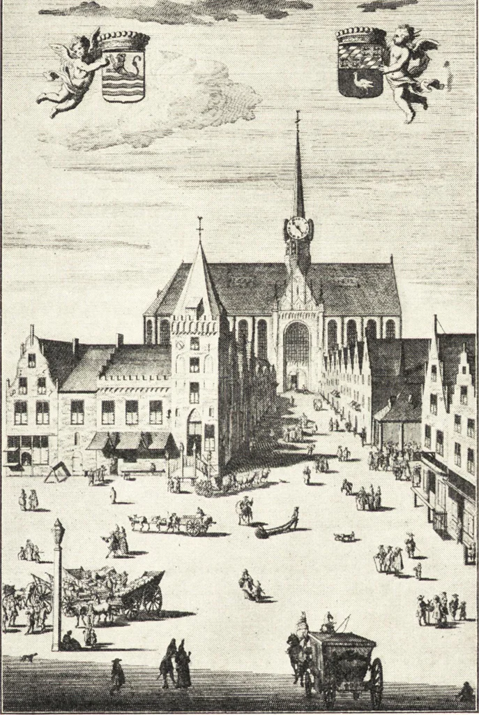 An illustration from Oud-Nederlandsche steden in haar ontstaan, groei en ontwikkeling, 1909, leaf 354