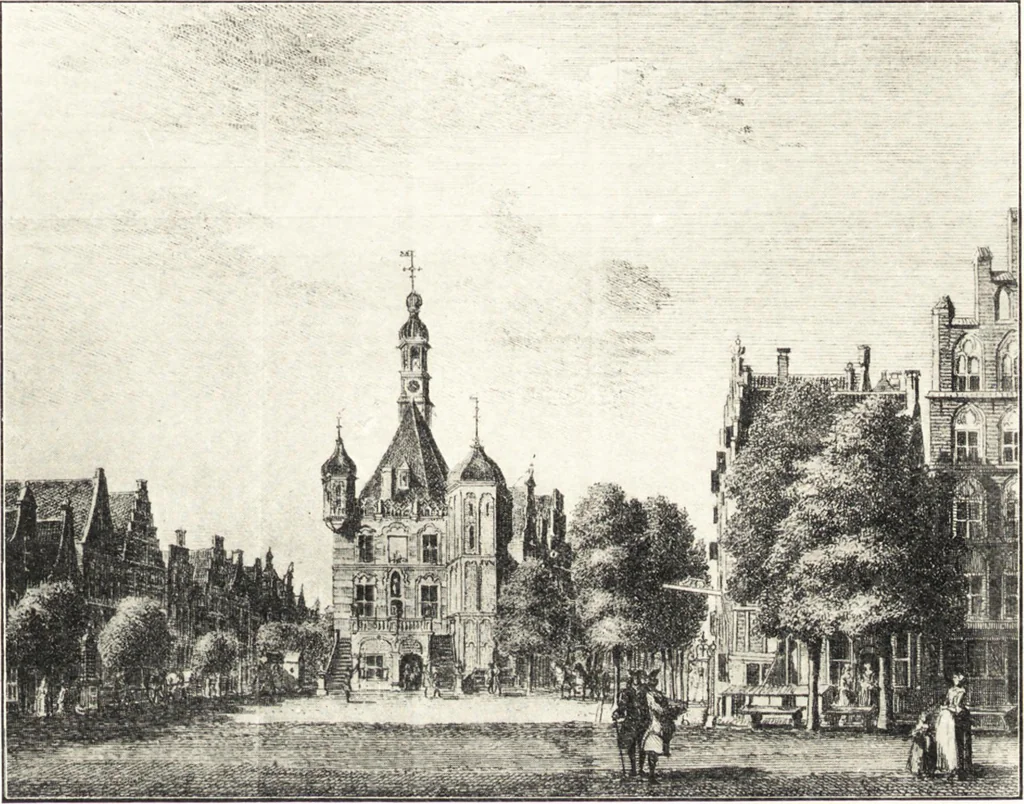 An illustration from Oud-Nederlandsche steden in haar ontstaan, groei en ontwikkeling, 1909, leaf 364