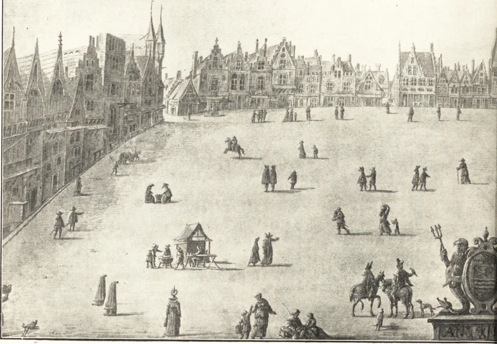 An illustration from Oud-Nederlandsche steden in haar ontstaan, groei en ontwikkeling, 1909, leaf 389