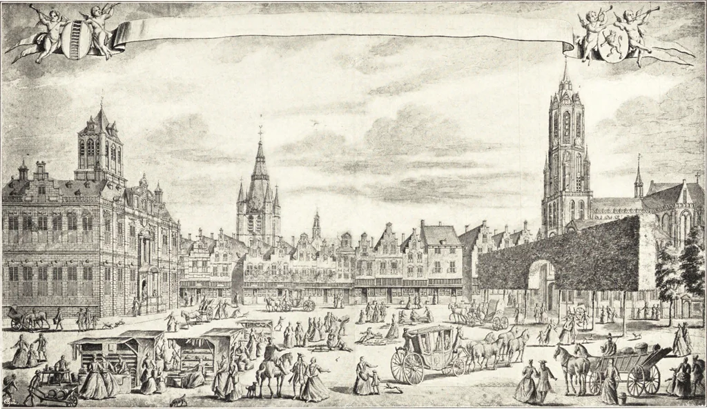 An illustration from Oud-Nederlandsche steden in haar ontstaan, groei en ontwikkeling, 1909, leaf 392
