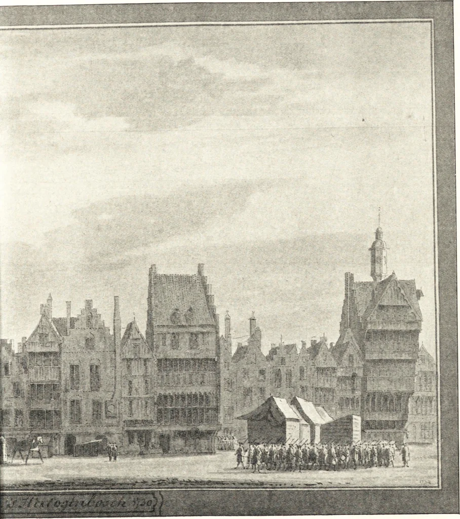 An illustration from Oud-Nederlandsche steden in haar ontstaan, groei en ontwikkeling, 1909, leaf 488