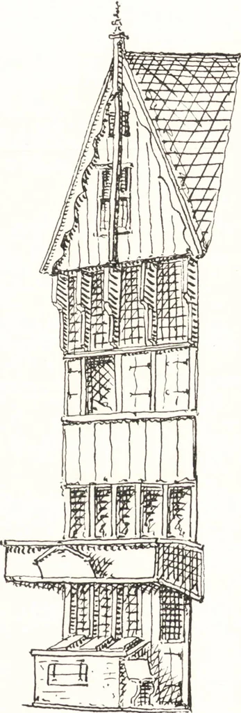 An illustration from Oud-Nederlandsche steden in haar ontstaan, groei en ontwikkeling, 1909, leaf 490