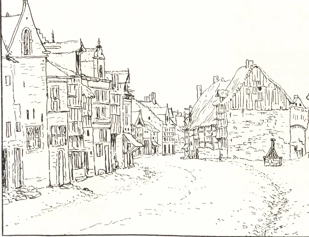 An illustration from Oud-Nederlandsche steden in haar ontstaan, groei en ontwikkeling, 1909, leaf 494
