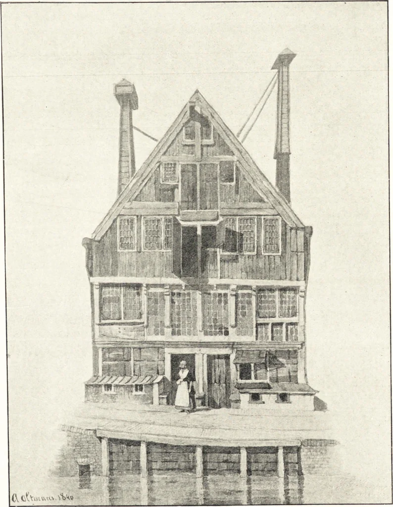 An illustration from Oud-Nederlandsche steden in haar ontstaan, groei en ontwikkeling, 1909, leaf 496