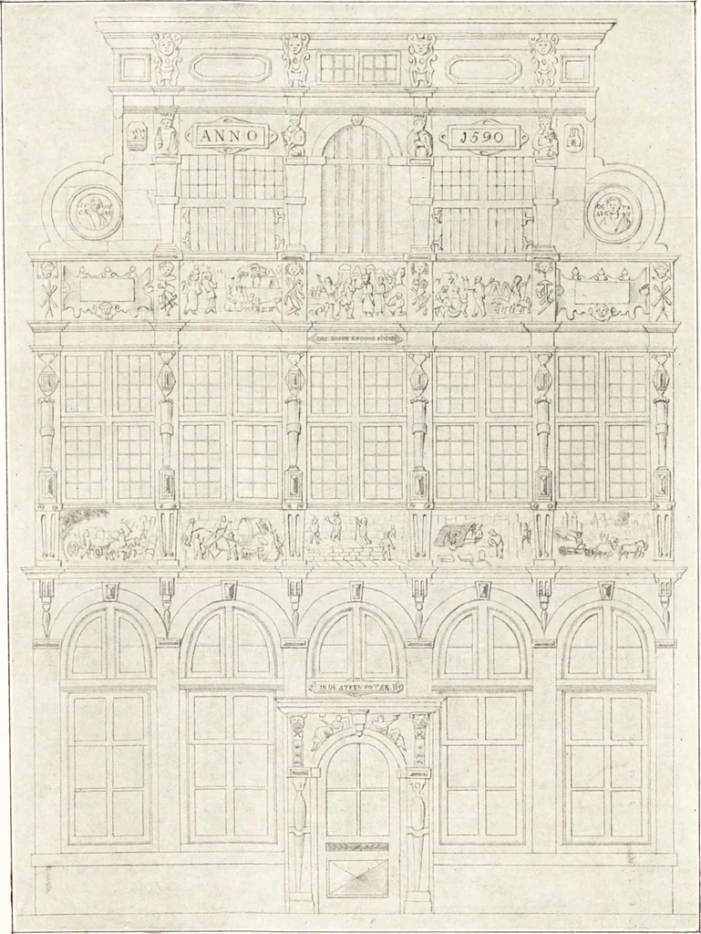 An illustration from Oud-Nederlandsche steden in haar ontstaan, groei en ontwikkeling, 1909, leaf 524