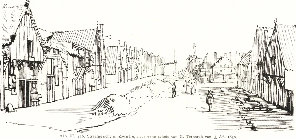 An illustration from Oud-Nederlandsche steden in haar ontstaan, groei en ontwikkeling, 1909, leaf 530