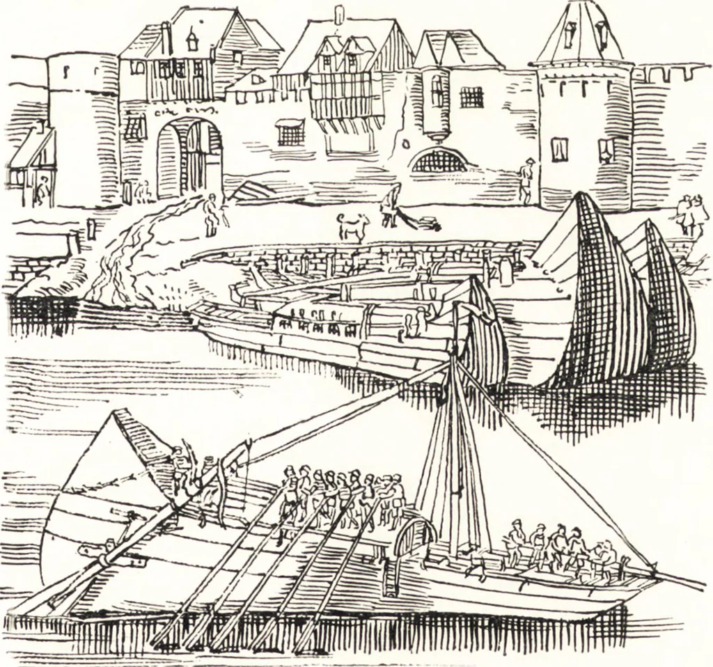 An illustration from Oud-Nederlandsche steden in haar ontstaan, groei en ontwikkeling, 1909, leaf 542