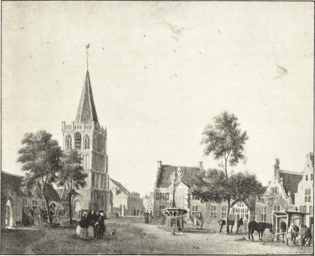 An illustration from Oud-Nederlandsche steden in haar ontstaan, groei en ontwikkeling, 1909, leaf 566