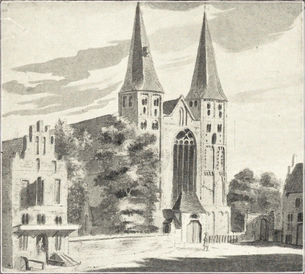 An illustration from Oud-Nederlandsche steden in haar ontstaan, groei en ontwikkeling, 1909, leaf 71