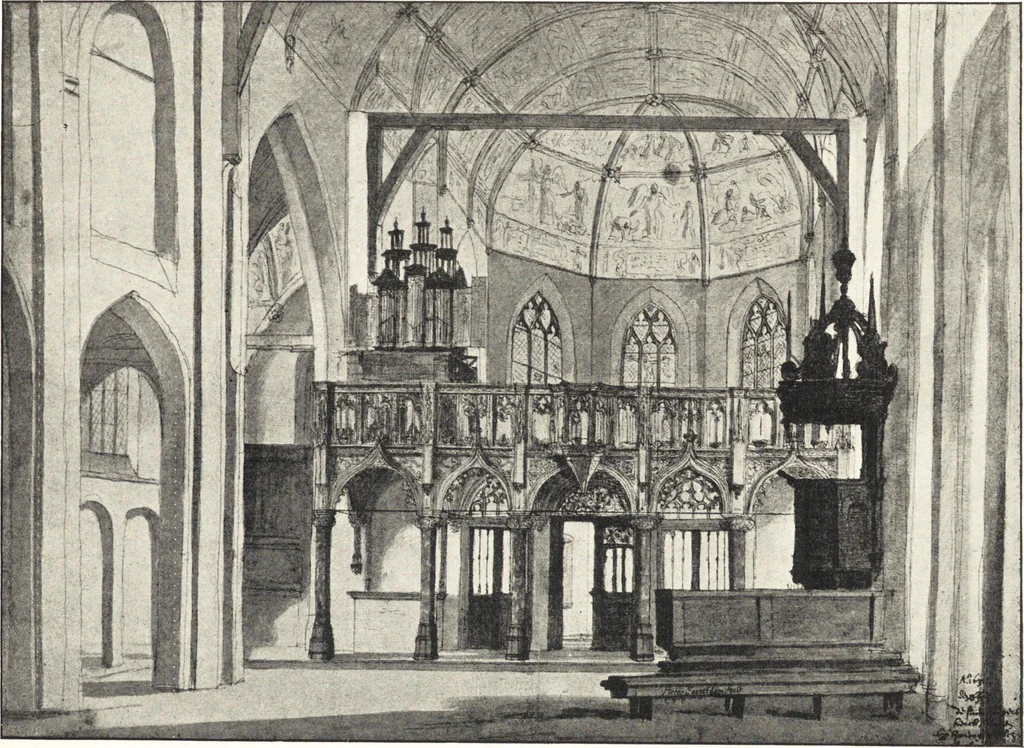 An illustration from Oud-Nederlandsche steden in haar ontstaan, groei en ontwikkeling, 1909, leaf 77
