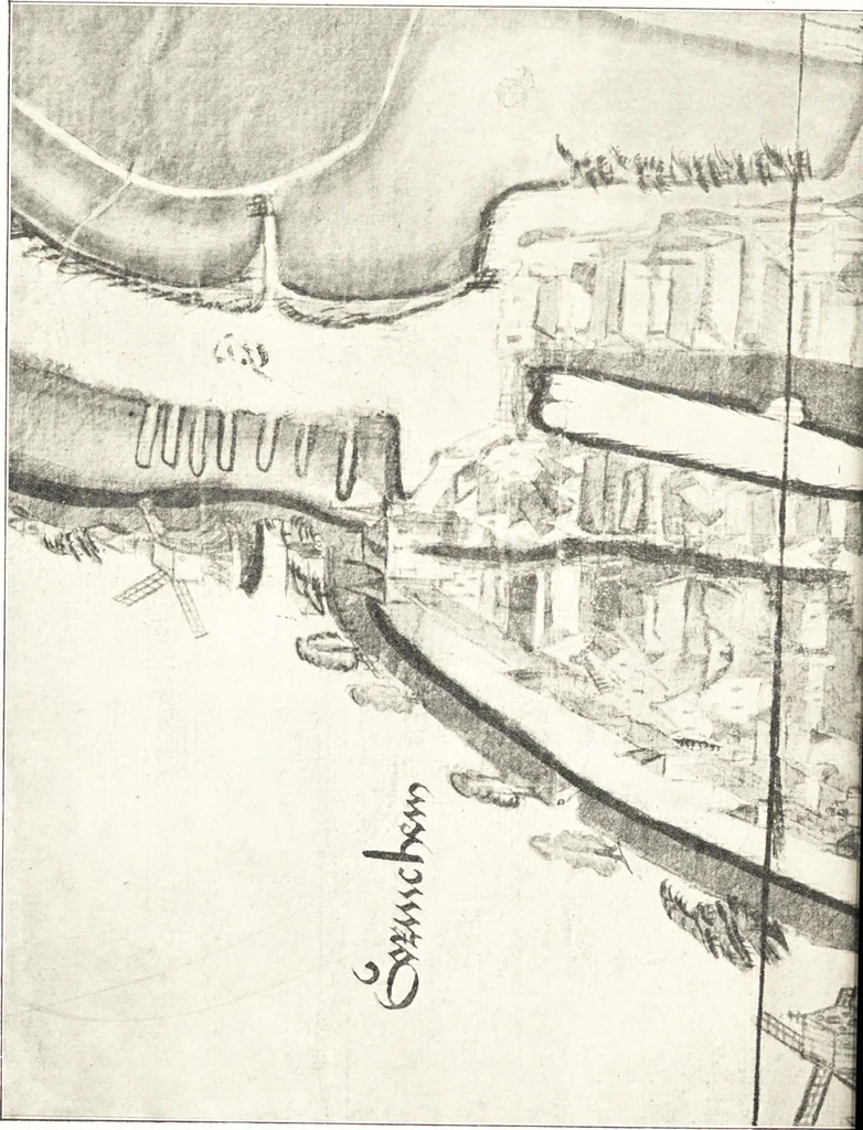 An illustration from Oud-Nederlandsche steden in haar ontstaan, groei en ontwikkeling, 1909, leaf 117