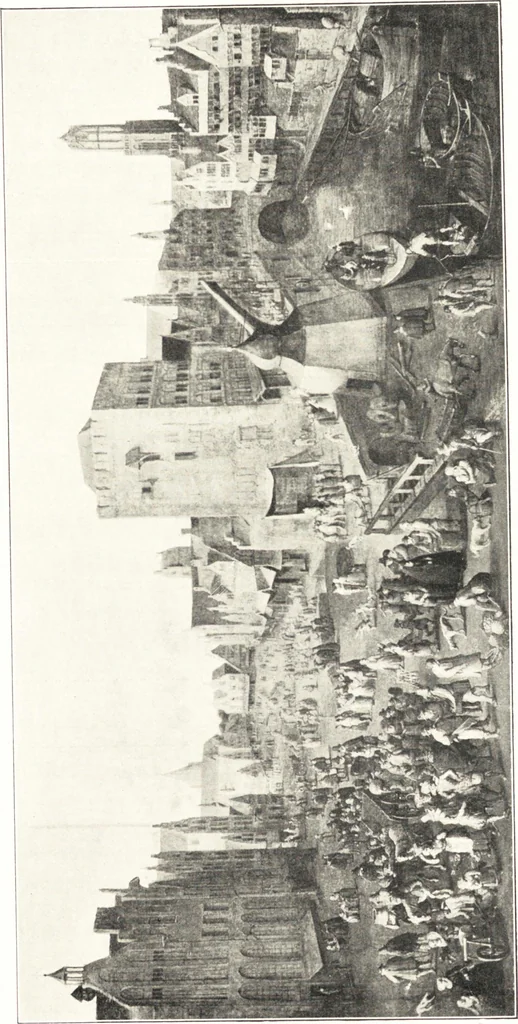 An illustration from Oud-Nederlandsche steden in haar ontstaan, groei en ontwikkeling, 1909, leaf 158