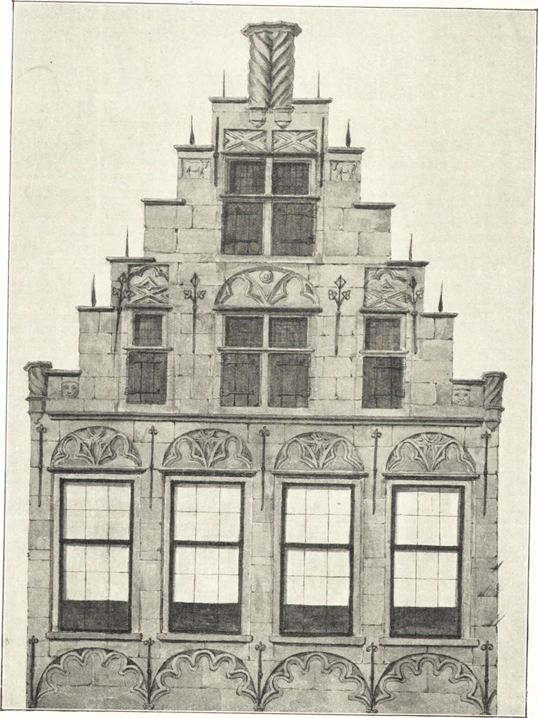 An illustration from Oud-Nederlandsche steden in haar ontstaan, groei en ontwikkeling, 1909, leaf 225