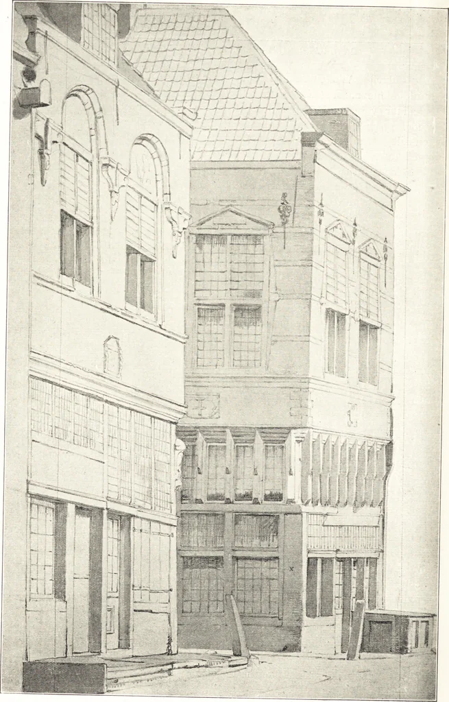 An illustration from Oud-Nederlandsche steden in haar ontstaan, groei en ontwikkeling, 1909, leaf 243