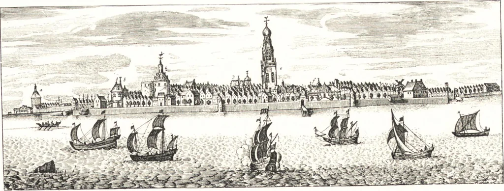 An illustration from Oud-Nederlandsche steden in haar ontstaan, groei en ontwikkeling, 1909, leaf 382