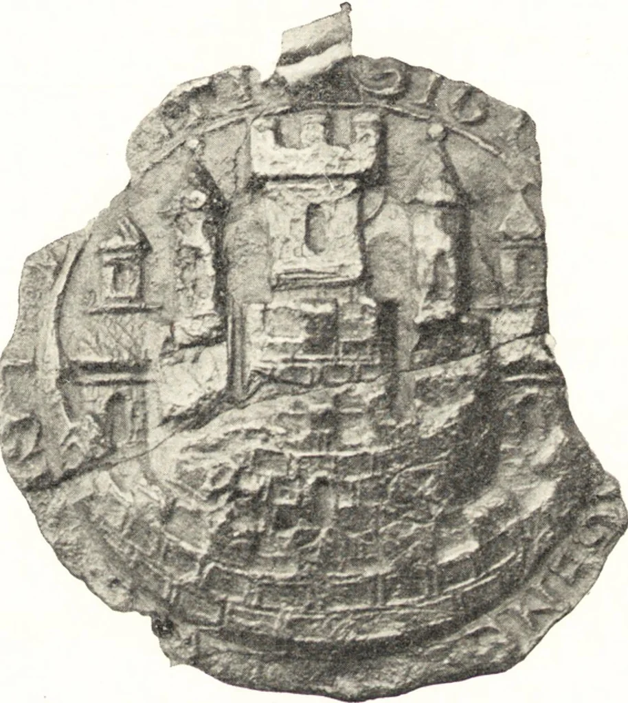 An illustration from Oud-Nederlandsche steden in haar ontstaan, groei en ontwikkeling, 1909, leaf 40