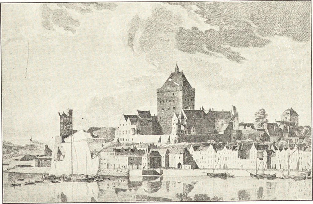 An illustration from Oud-Nederlandsche steden in haar ontstaan, groei en ontwikkeling, 1909, leaf 42