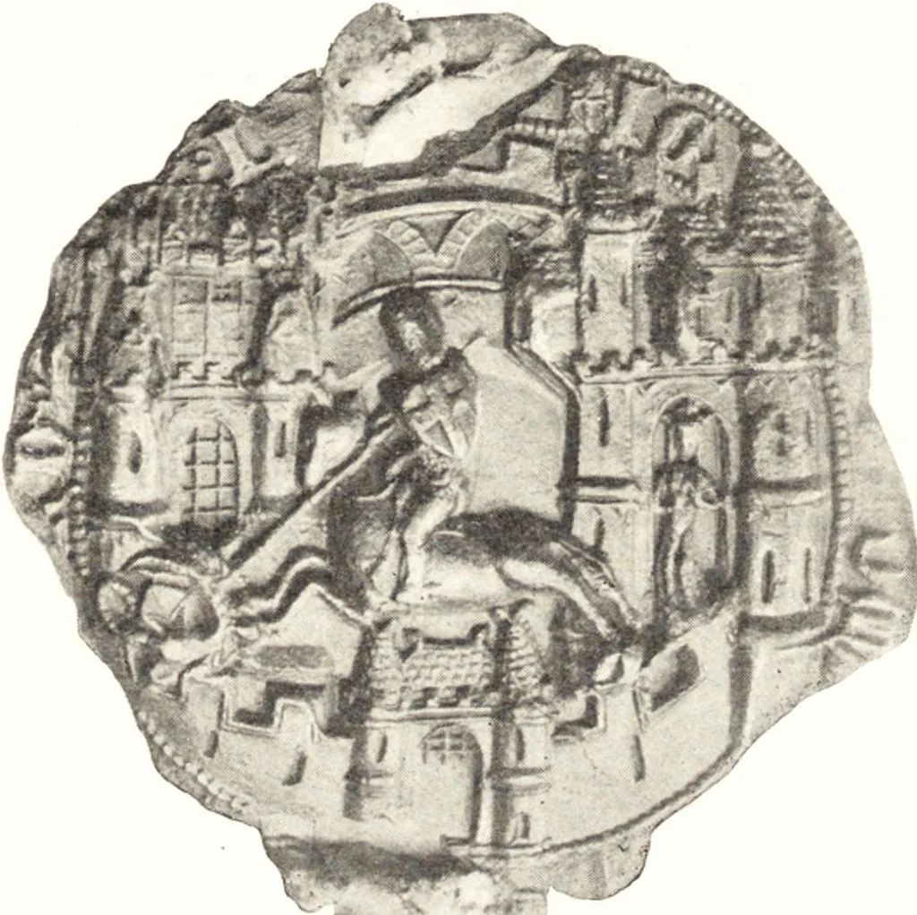 An illustration from Oud-Nederlandsche steden in haar ontstaan, groei en ontwikkeling, 1909, leaf 73
