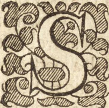 An illustration from The painting of the ancients, in three bookes : declaring by historicall observations and examples, the beginning, progresse, and consummation of that most noble art, and how those ancient artificers attained to their still so much admired excellencie, 1638, leaf 332