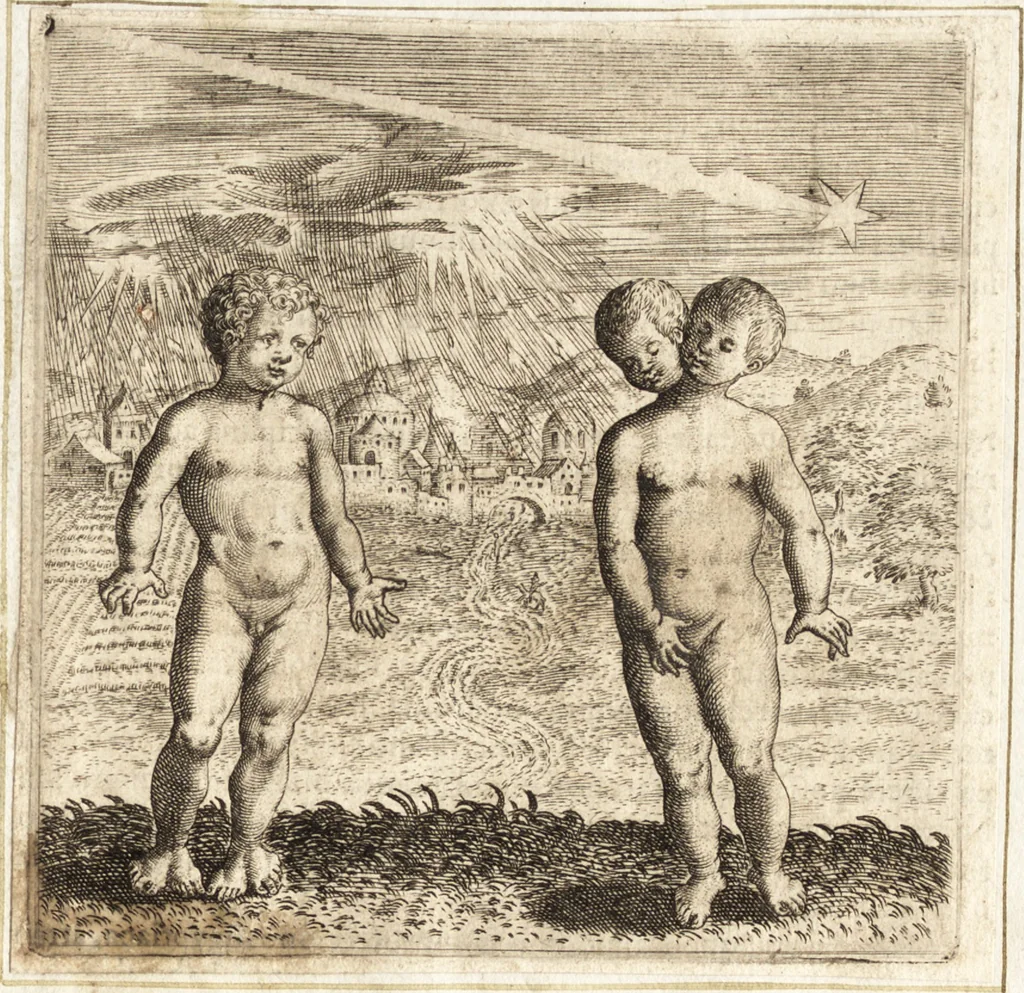 An illustration from Parnassvs cum imaginibus mvsarvm deorumq[ue] praesidum Hippocrenes : omnia depicta sunt, & distichis latinis illustrata, 1601, leaf 76