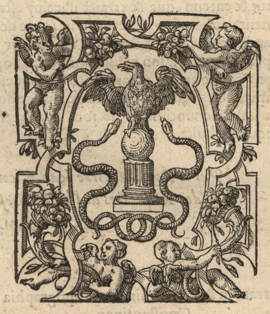 An illustration from Petri Gyllii De topographia Constantinopoleos, et de illivs antiqvitatibvs libri qvatvor, 1562, leaf 8