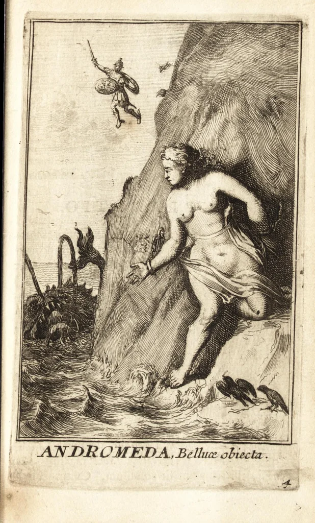 An illustration from Pictura loquens : sive, Heroicarum tabularum Hadriani Schoonebeeck enarratio et explicatio, 1695, leaf 36