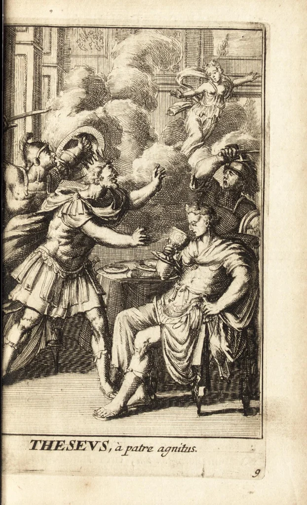 An illustration from Pictura loquens : sive, Heroicarum tabularum Hadriani Schoonebeeck enarratio et explicatio, 1695, leaf 56