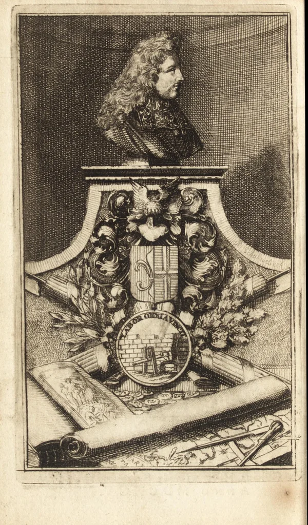 An illustration from Pictura loquens : sive, Heroicarum tabularum Hadriani Schoonebeeck enarratio et explicatio, 1695, leaf 9