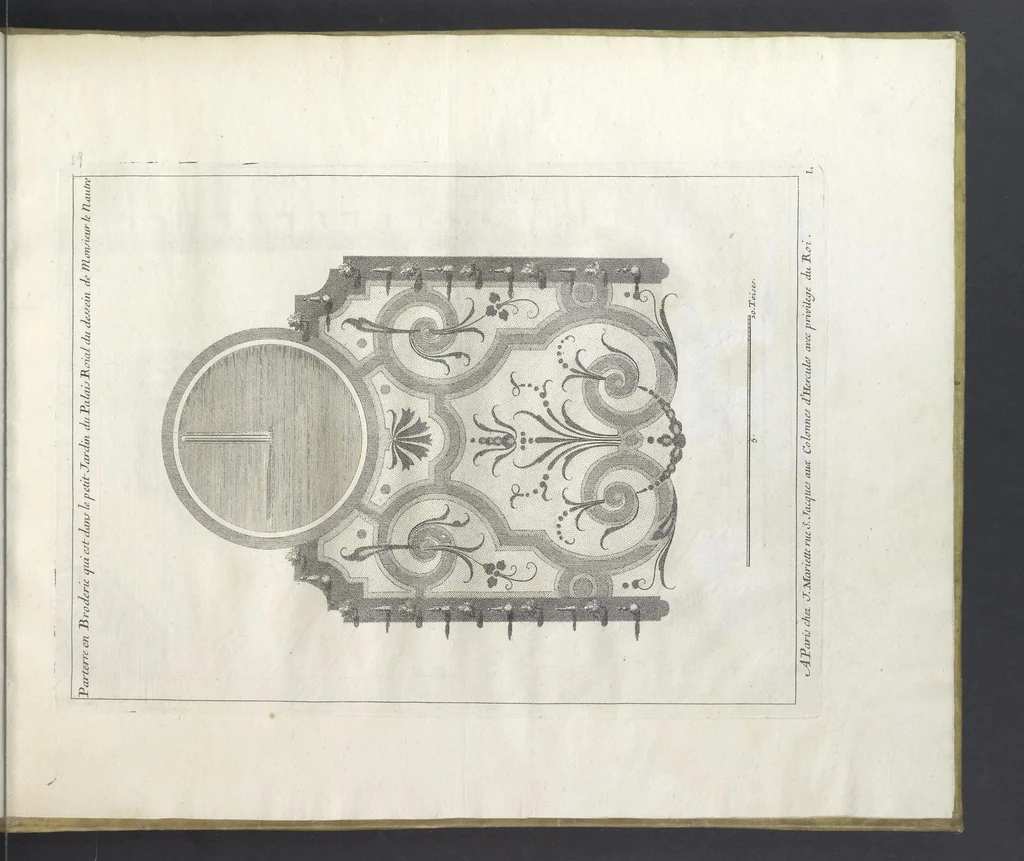 An illustration from Plans et dessins nouueaux de jardinage du Sr. le Bouteux, leaf 89