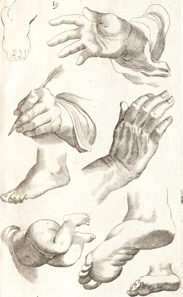 An illustration from Polygraphice, or, The arts of drawing, engraving, etching, limning, painting, washing, varnishing, gilding, colouring, dying, beautifying and perfuming ... : to which is added a discourse of perspective and chiromancy, 1681, leaf 52