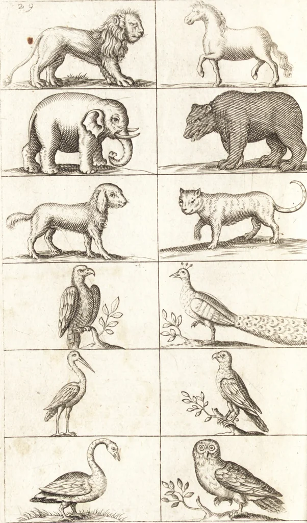 An illustration from Polygraphice, or, The arts of drawing, engraving, etching, limning, painting, washing, varnishing, gilding, colouring, dying, beautifying and perfuming ... : to which is added a discourse of perspective and chiromancy, 1681, leaf 79