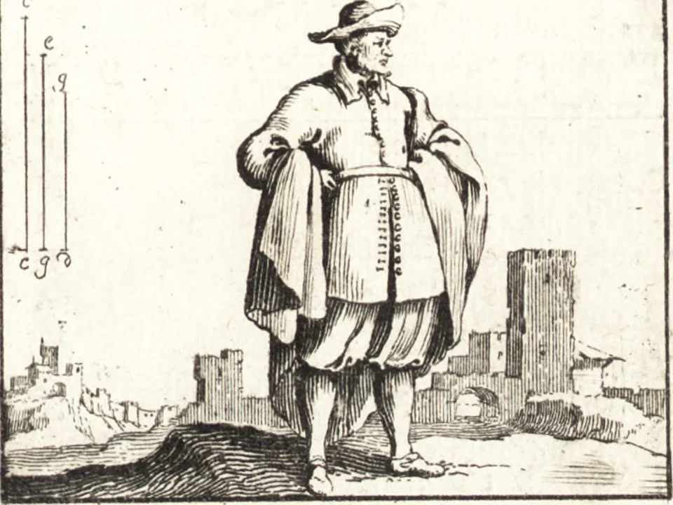 An illustration from Pratique de la geometrie sur le papier et sur le terrain : avec un nouvel ordre & une methode particuliere, 1669, leaf 186