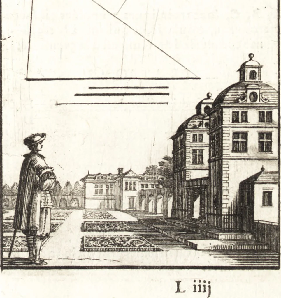 An illustration from Pratique de la geometrie sur le papier et sur le terrain : avec un nouvel ordre & une methode particuliere, 1669, leaf 188