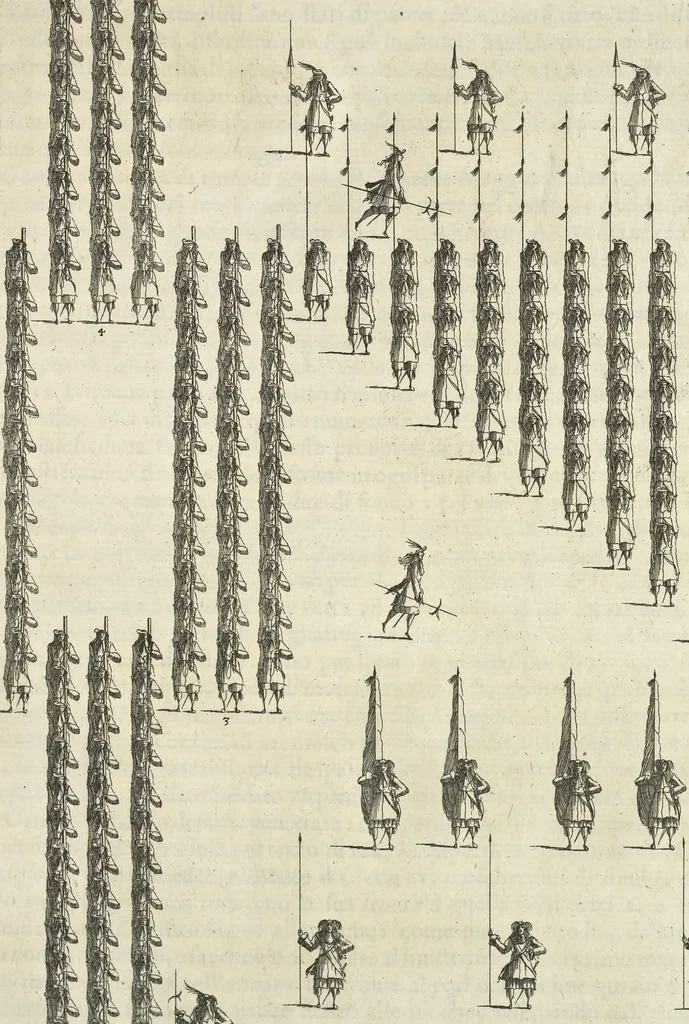 An illustration from Precetti militari, 1670, leaf 168