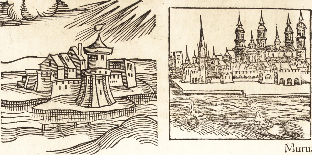An illustration from Prodigiorvm ac ostentorvm chronicon : quae praeter naturae ordinem, motum, et operationem, et in svperioribus & his inferioribus mundi regionibus, ab exordio mundi usque ad haec nostra tempora, acciderunt ..., 1557, leaf 131